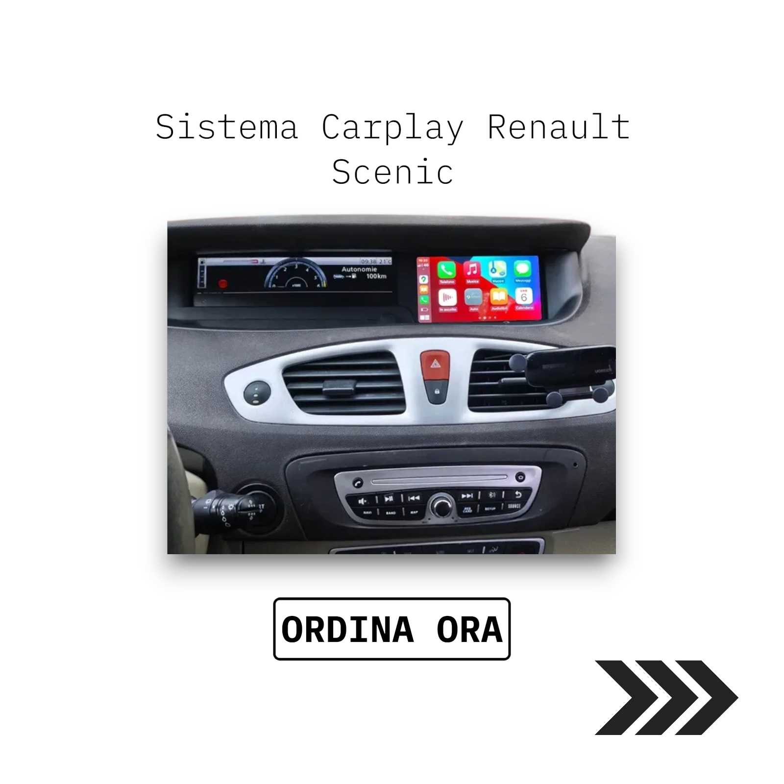 Sistema CarPlay Renault Scenic