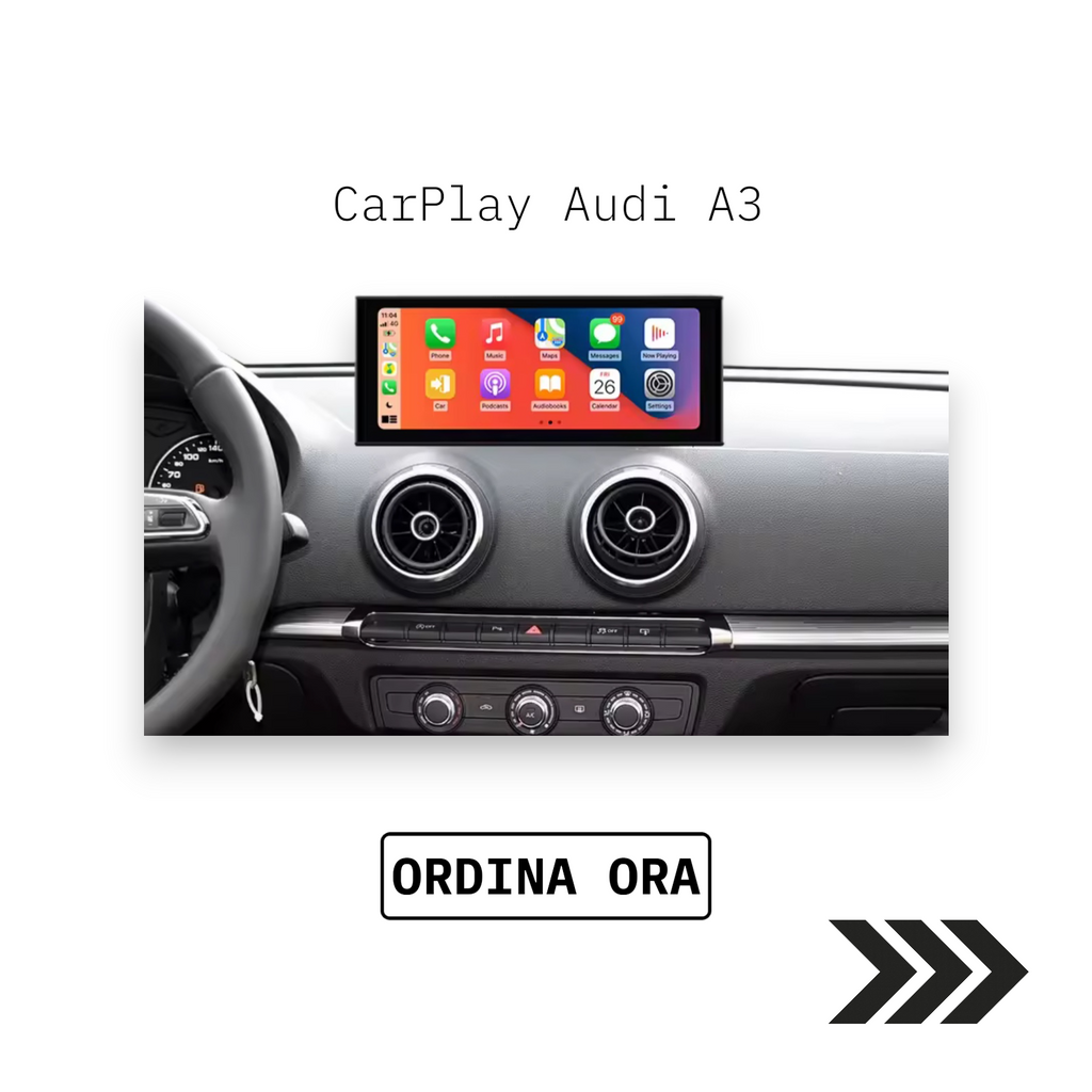 Sistema 12.3" Wireless CarPlay & Android Auto –  Audi A3 8V