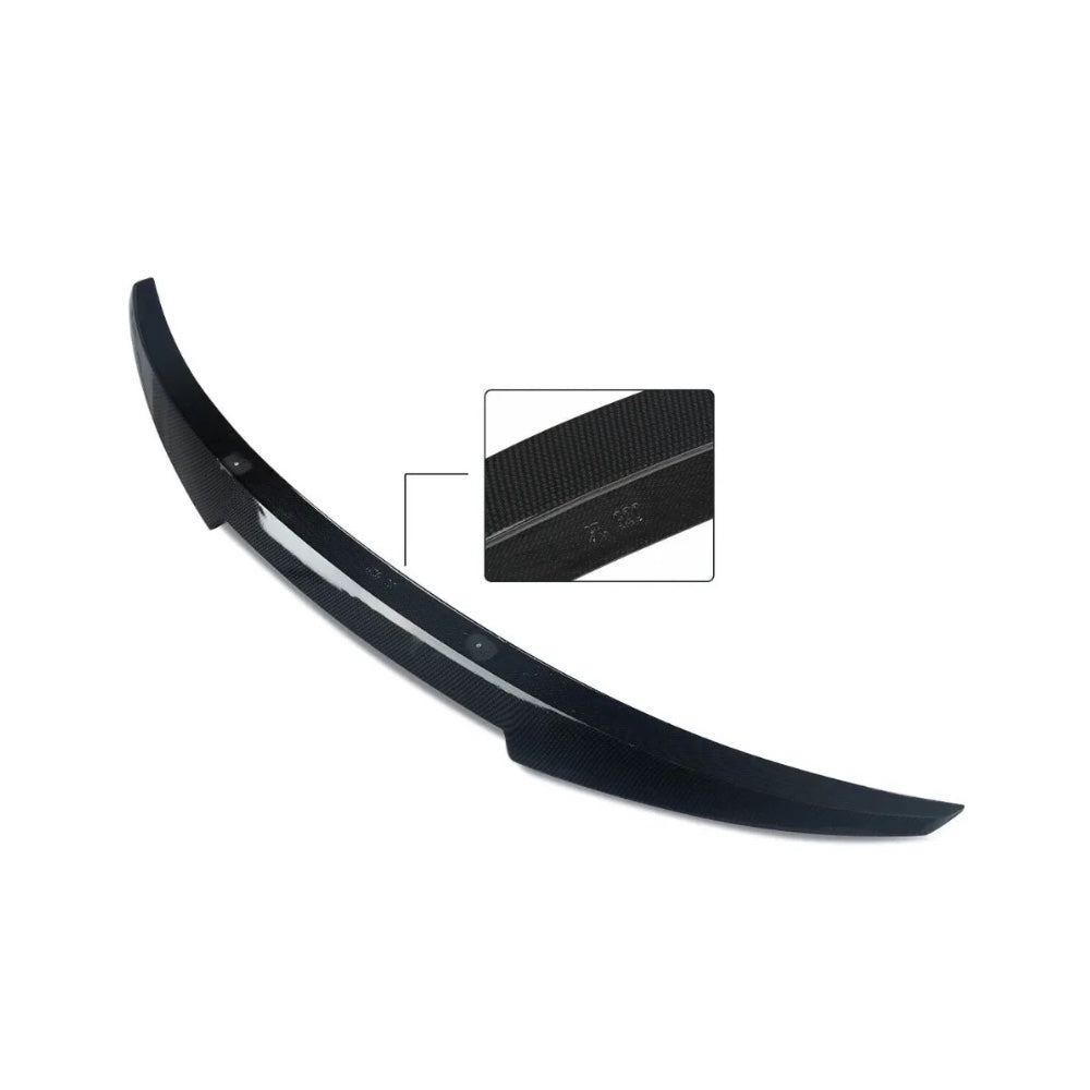 Spoiler effetto fibra di carbonio per BMW