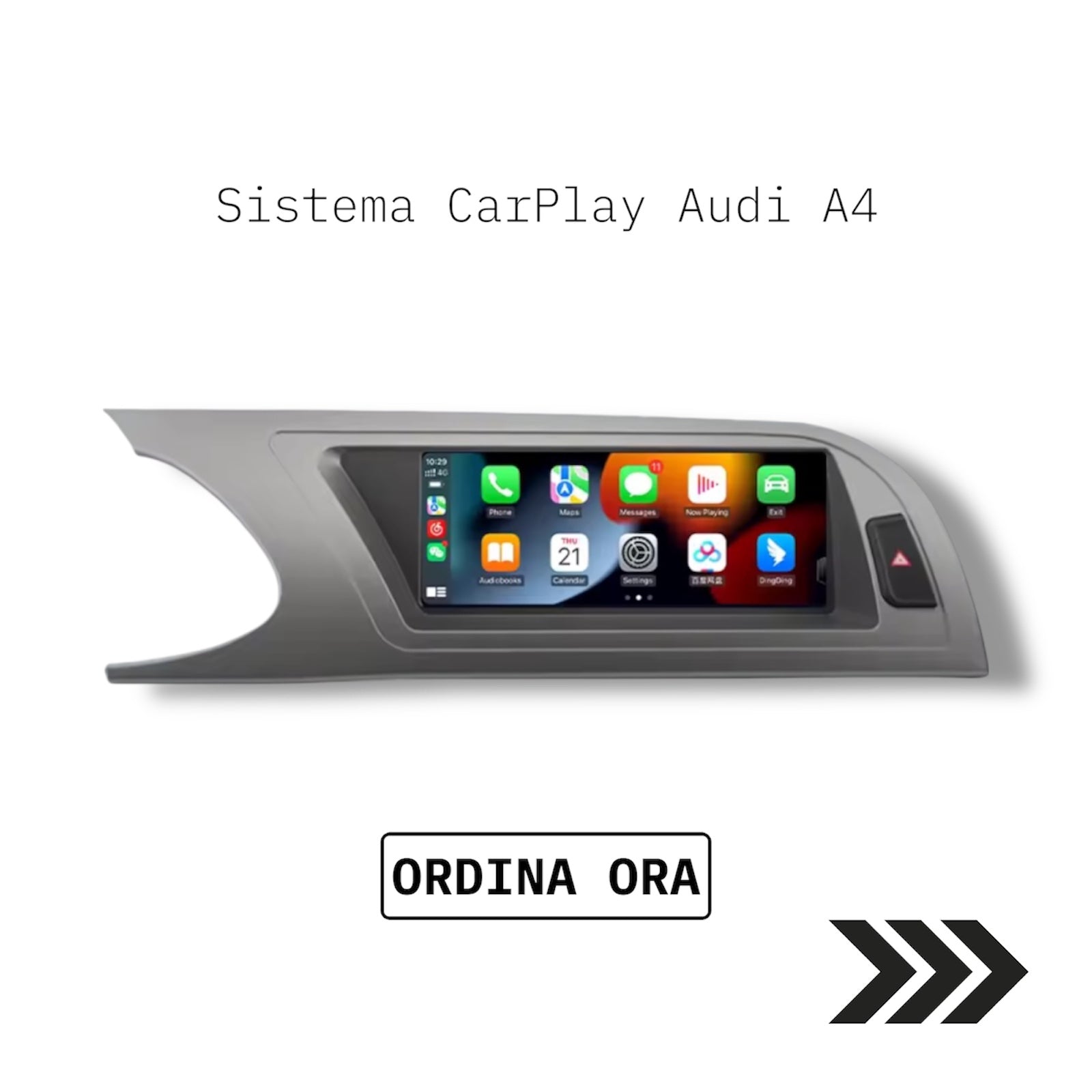 Autoradio 8.8" Wireless CarPlay & Android Auto – Audi A4 2009-2012