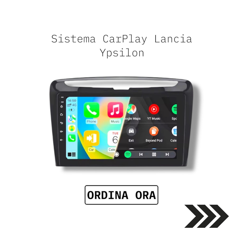 Autoradio Wireless CarPlay & Android Auto per Lancia Ypsilon (2012-2020)