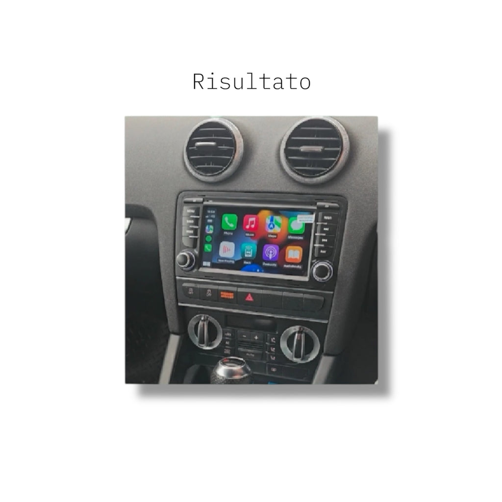Autoradio Wireless CarPlay & Android Auto Audi A3 8P (2003‑2012)