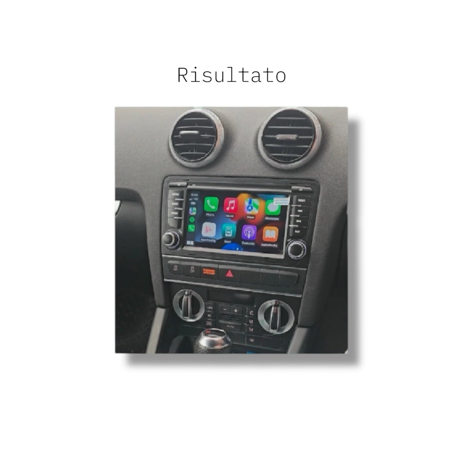 Autoradio Wireless CarPlay & Android Auto Audi A3 8P (2003‑2012)