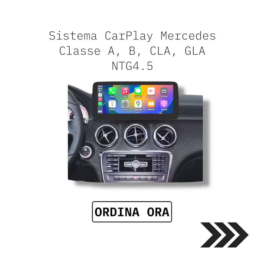 Autoradio 10.25" Wireless CarPlay & Android Auto – Mercedes NTG 4.5 2013‑2015