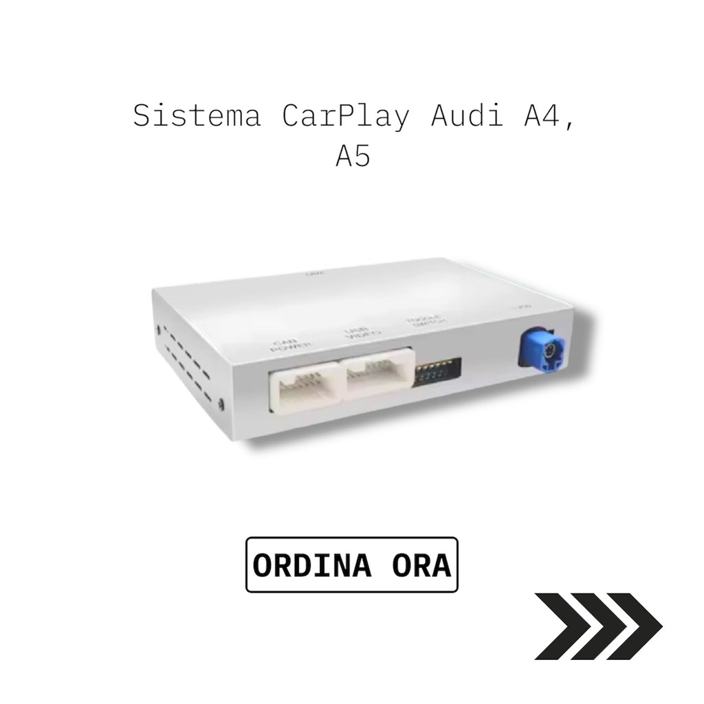 Autoradio Wireless CarPlay & Android Auto per Audi A4 b9 A5 (2016-2018)