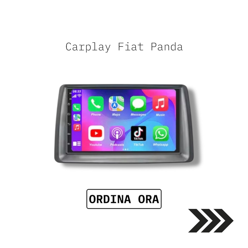 Autoradio Wireless CarPlay & Android Auto per Fiat Panda 2(2003-2012)
